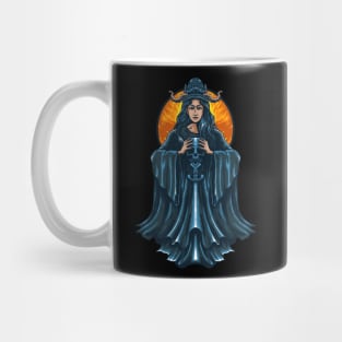 Woman Devil Illustration Mug